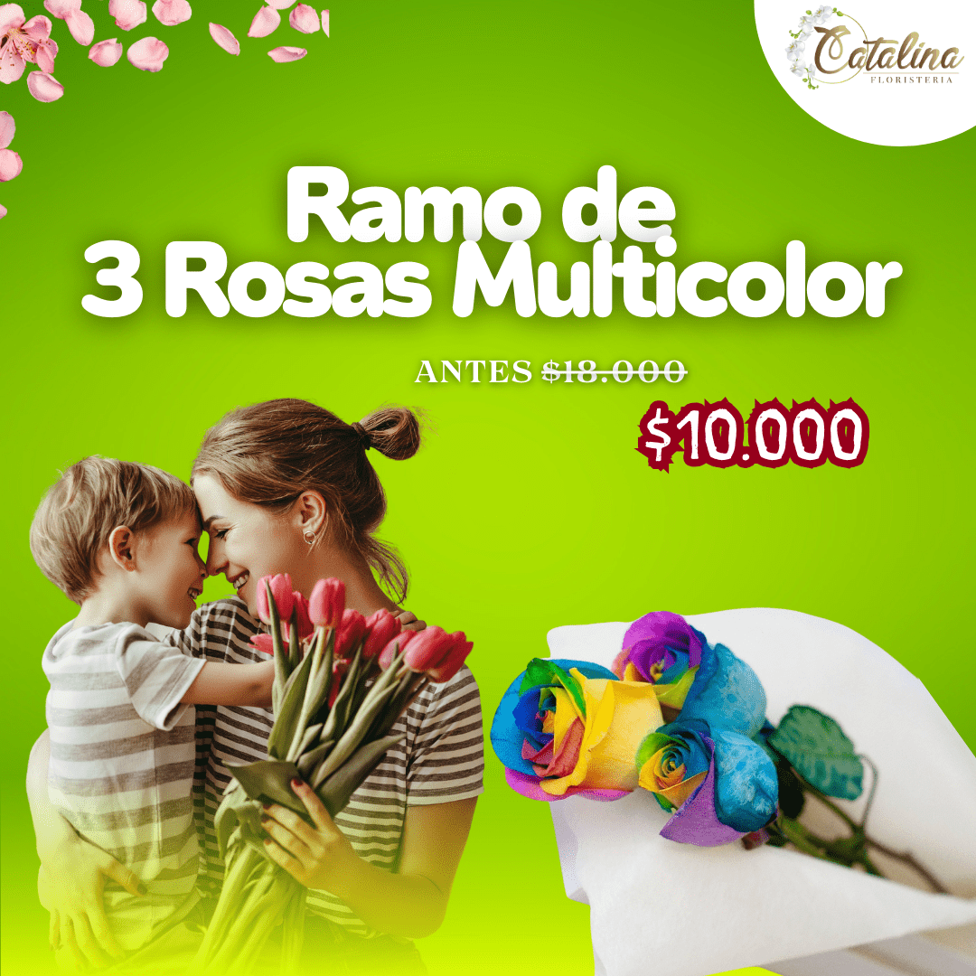 🌹Rosas Multicolor🎁